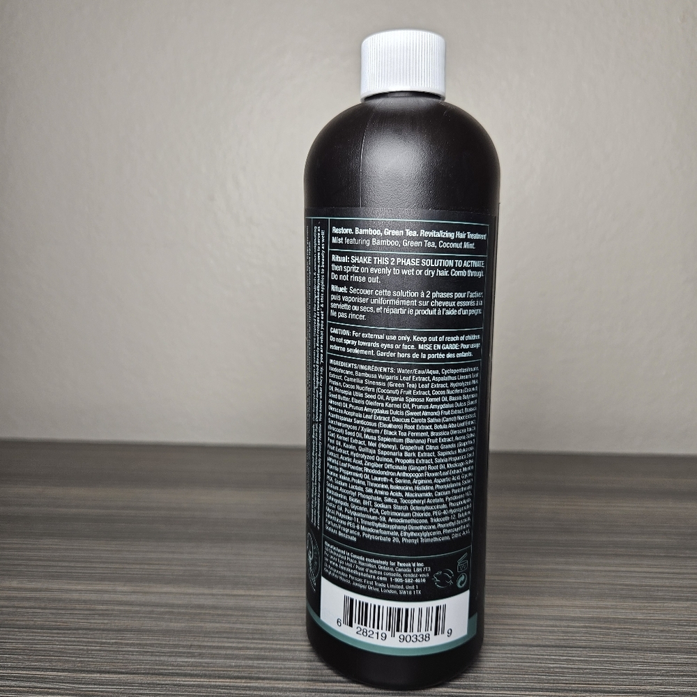 Tweak'D by Nature Revitalizing Hair Treatment Restore Bamboo Green Tea 16oz New - Picture 3 of 3